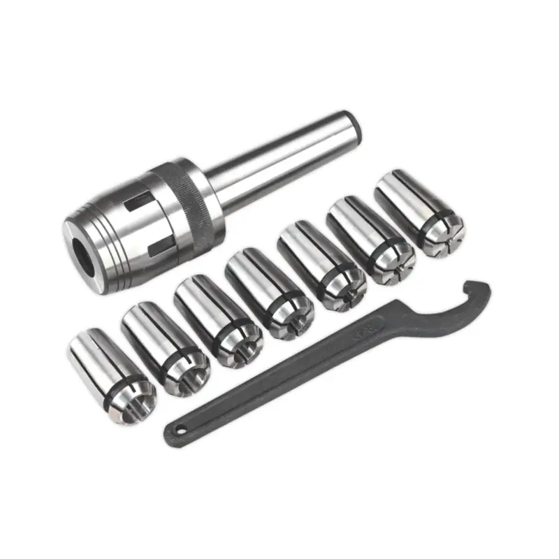 Sealey Mill Chuck Set MT3-M12 4-16mm