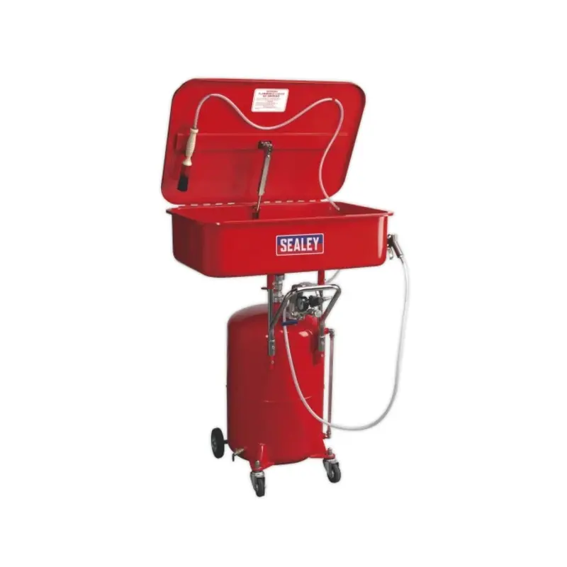 Sealey Mobile Parts Cleaning Tank Air Operated with Reservoir