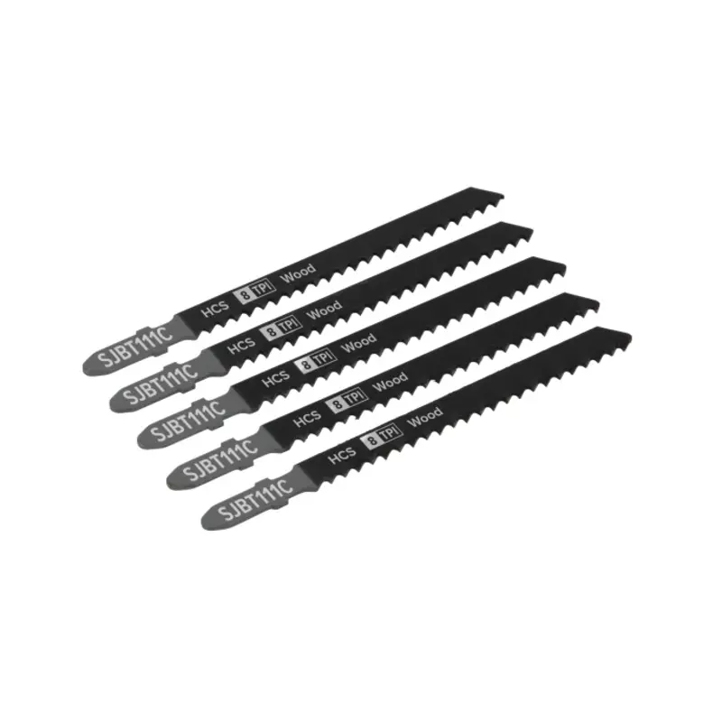 Sealey Jigsaw Blade General Wood 100mm 8tpi - Pack of 5