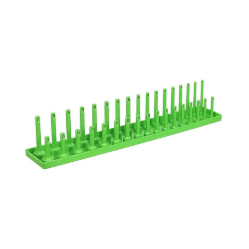 Sealey Socket Holder 1/2"Sq Drive 10-27mm Hi-Vis Green