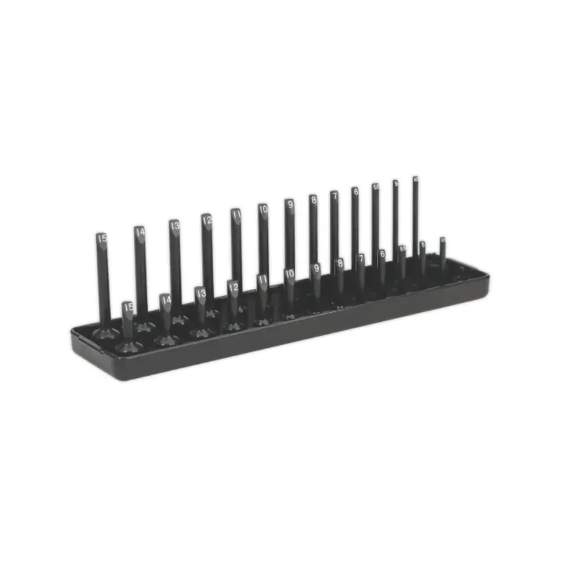 Sealey Socket Holder 1/4"Sq Drive 4-15mm