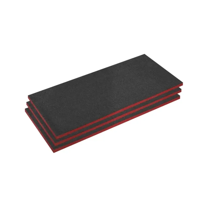 Sealey Easy Peel Shadow Foam Red/Black 30mm - Pack of 3