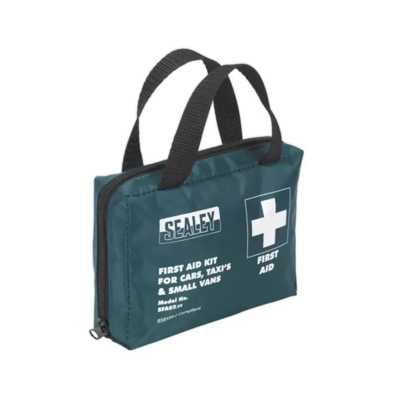 Sealey First Aid Kit Medium for Cars, Taxis & Small Vans - BS 8599-2 Compliant