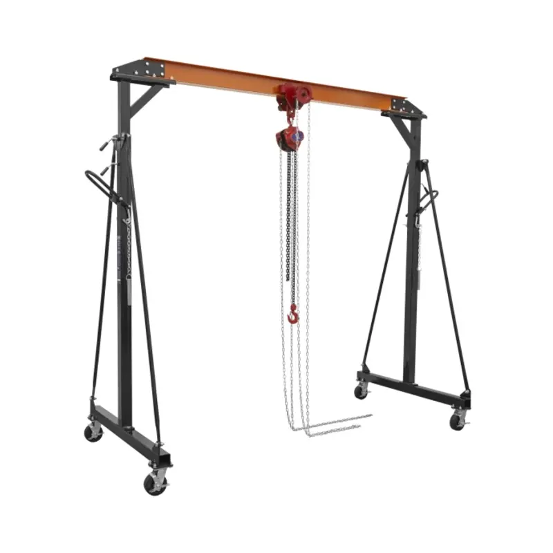 Sealey Portable Gantry Crane Adjustable 1 Tonne with Geared Trolley Combo