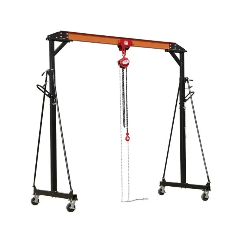 Sealey Portable Lifting Gantry Crane Adjustable 1 Tonne & Hoist Combo