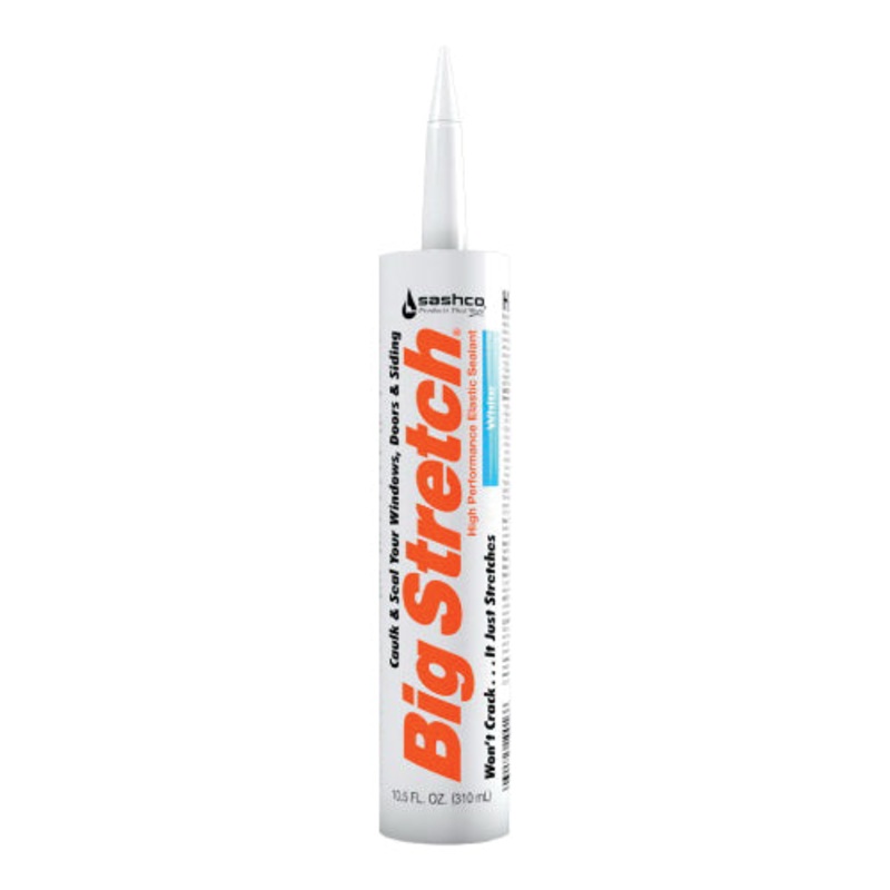 Big Stretch 10018 Elastomeric Sealant, Paste, Woodtone, Water Base, 4 to 5 days Curing, 10.5 oz, Cartridge
