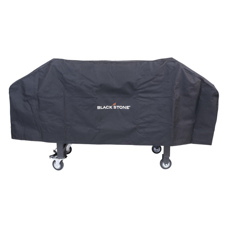 BLACKSTONE 1528 Griddle Cover, 22-1/2 in L, 66-1/2 in W, Polyester, Black, For Use With: 36 in Griddle Cooking Station