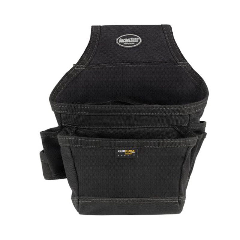Bucket Boss Professional Series 57200 Carpenter's Pouch, 12-Pocket, Ballistic Nylon