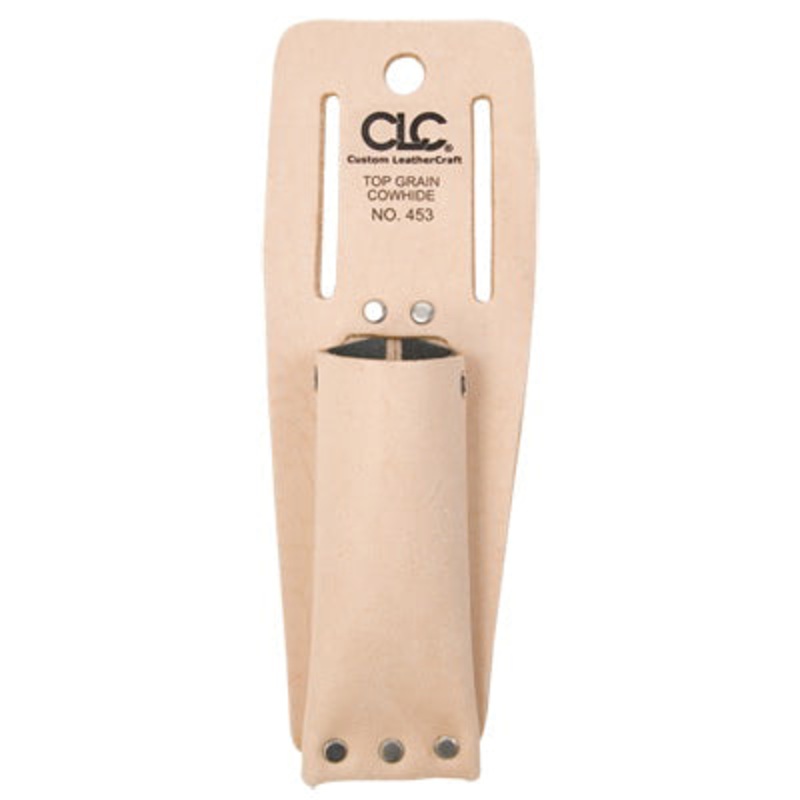 CLC 453 Utility Knife Sheath, Top Grain Leather, Tan, For Use With: 2-3/4 in W Belts