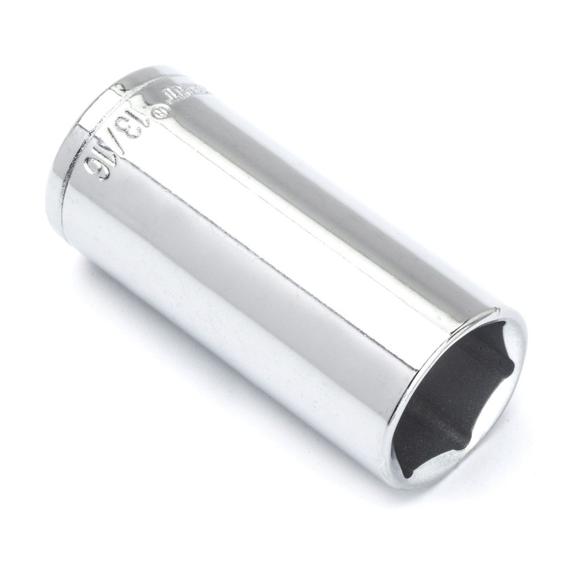 CRESCENT CDDS32N Socket, System of Measurement: Imperial, Deep Length, 13/16 in Socket, 3/8 in Drive, 6-Point